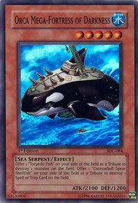 Orca Mega-Fortress of Darkness - Invasion of Chaos (IOC) #IOC-084 - Super Rare YuGiOh Trading Card