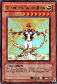 Guardian Angel Joan - Invasion of Chaos (IOC) #IOC-087 - Ultra Rare YuGiOh Trading Card