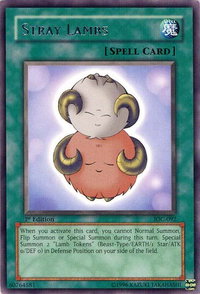 Stray Lambs - Invasion of Chaos (IOC) #IOC-092 - Rare YuGiOh Trading Card