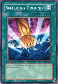 Smashing Ground - Invasion of Chaos (IOC) #IOC-093 - Common / Short Print YuGiOh Trading Card