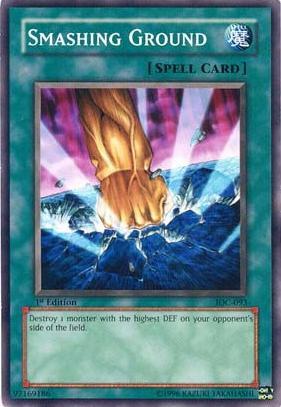 Smashing Ground - Invasion of Chaos YuGiOh trading card