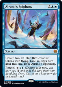 Alrund's Epiphany - Promo Pack: Kaldheim (PPKHM) #41p - Mythic Rare Magic: The Gathering Trading Card