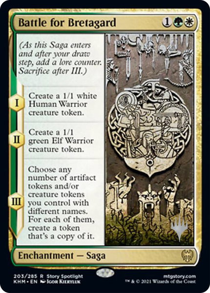 Battle for Bretagard trading card from Promo Pack: Kaldheim Battle for Bretagard - Promo Pack: Kaldheim Magic: The Gathering trading card