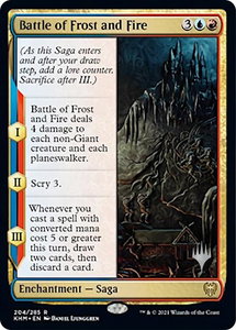 Battle of Frost and Fire - Promo Pack: Kaldheim (PPKHM) #204p - Rare Magic: The Gathering Trading Card