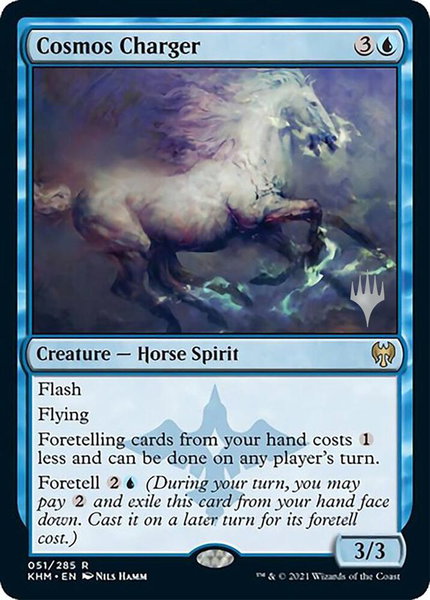 Cosmos Charger trading card from Promo Pack: Kaldheim Cosmos Charger - Promo Pack: Kaldheim Magic: The Gathering trading card