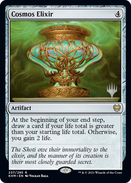 Cosmos Elixir - Promo Pack: Kaldheim Magic: The Gathering trading card