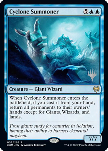 Cyclone Summoner - Promo Pack: Kaldheim Magic: The Gathering trading card