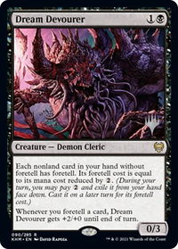 Dream Devourer - Promo Pack: Kaldheim (PPKHM) #90p - Rare Magic: The Gathering Trading Card