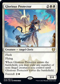 Glorious Protector - Promo Pack: Kaldheim (PPKHM) #12p - Rare Magic: The Gathering Trading Card