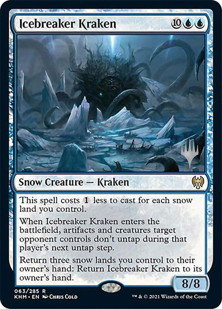 Icebreaker Kraken - Promo Pack: Kaldheim Magic: The Gathering trading card