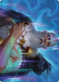 Alrund, God of the Cosmos Art Card - Art Series: Kaldheim (ASKHM) #9 - Special Magic: The Gathering Trading Card