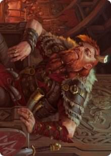 Arni Brokenbrow Art Card - Art Series: Kaldheim Magic: The Gathering trading card