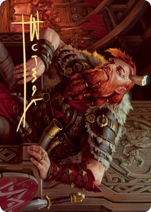 Arni Brokenbrow Art Card (Gold-Stamped Signature) - Art Series: Kaldheim (ASKHM) #30 - Special Magic: The Gathering Trading Card