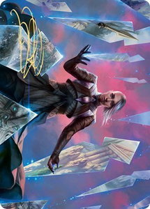 Behold the Multiverse Art Card (Gold-Stamped Signature) - Art Series: Kaldheim (ASKHM) #10 - Special Magic: The Gathering Trading Card