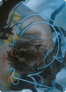 Bind the Monster Art Card - Art Series: Kaldheim (ASKHM) #11 - Special Magic: The Gathering Trading Card