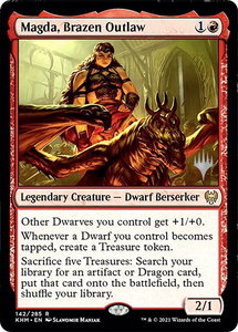 Magda, Brazen Outlaw - Promo Pack: Kaldheim (PPKHM) #142p - Rare Magic: The Gathering Trading Card