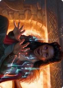 Birgi, God of Storytelling Art Card - Art Series: Kaldheim Magic: The Gathering trading card