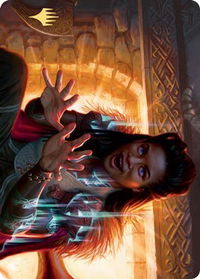 Birgi, God of Storytelling Art Card (Gold-Stamped Signature) - Art Series: Kaldheim (ASKHM) #31 - Special Magic: The Gathering Trading Card