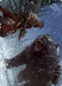 Blizzard Brawl Art Card - Art Series: Kaldheim (ASKHM) #41 - Special Magic: The Gathering Trading Card