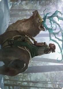 Boreal Outrider Art Card - Art Series: Kaldheim Magic: The Gathering trading card