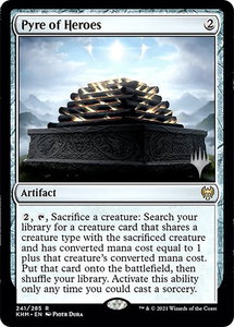 Pyre of Heroes - Promo Pack: Kaldheim (PPKHM) #241p - Rare Magic: The Gathering Trading Card
