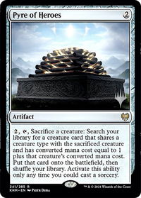 Pyre of Heroes - Promo Pack: Kaldheim (PPKHM) #241p - Rare Magic: The Gathering Trading Card