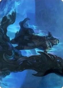 Cosima, God of the Voyage Art Card - Art Series: Kaldheim Magic: The Gathering trading card