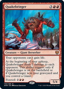 Quakebringer - Promo Pack: Kaldheim (PPKHM) #145p - Mythic Rare Magic: The Gathering Trading Card