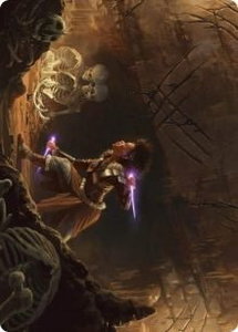 Dogged Pursuit Art Card - Art Series: Kaldheim (ASKHM) #21 - Special Magic: The Gathering Trading Card