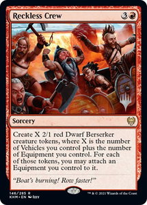 Reckless Crew - Promo Pack: Kaldheim (PPKHM) #146p - Rare Magic: The Gathering Trading Card