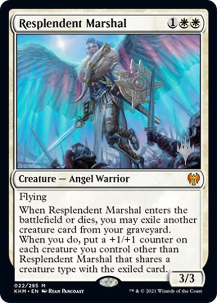 Resplendent Marshal trading card from Promo Pack: Kaldheim Resplendent Marshal - Promo Pack: Kaldheim Magic: The Gathering trading card