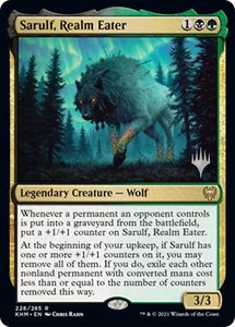 Sarulf, Realm Eater - Promo Pack: Kaldheim (PPKHM) #228p - Rare Magic: The Gathering Trading Card