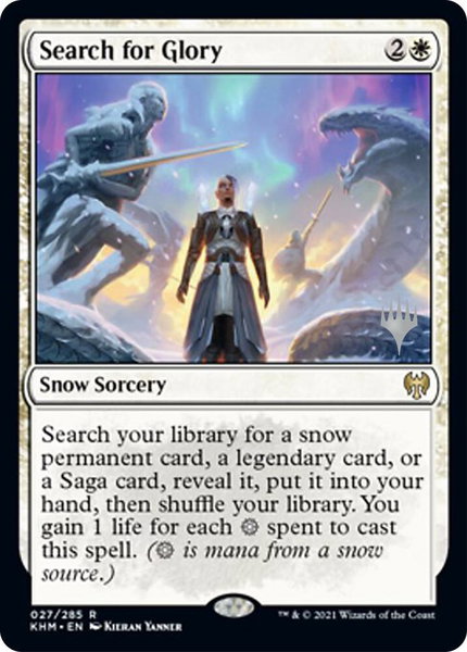 Search for Glory trading card from Promo Pack: Kaldheim Search for Glory - Promo Pack: Kaldheim Magic: The Gathering trading card