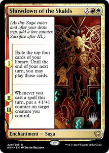 Showdown of the Skalds - Promo Pack: Kaldheim (PPKHM) #229p - Rare Magic: The Gathering Trading Card