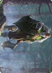 Fynn, the Fangbearer Art Card trading card from Art Series: Kaldheim Fynn, the Fangbearer Art Card - Art Series: Kaldheim Magic: The Gathering trading card