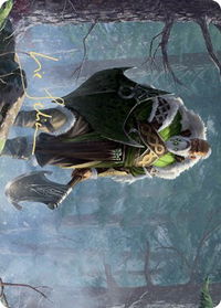 Fynn, the Fangbearer Art Card (Gold-Stamped Signature) - Art Series: Kaldheim (ASKHM) #44 - Special Magic: The Gathering Trading Card