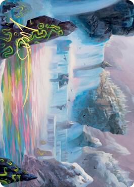 Glittering Frost Art Card (Gold-Stamped Signature) - Art Series: Kaldheim Magic: The Gathering trading card