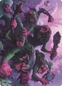 Hagi Mob Art Card - Art Series: Kaldheim (ASKHM) #36 - Special Magic: The Gathering Trading Card