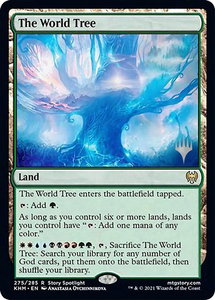 The World Tree - Promo Pack: Kaldheim (PPKHM) #275p - Rare Magic: The Gathering Trading Card