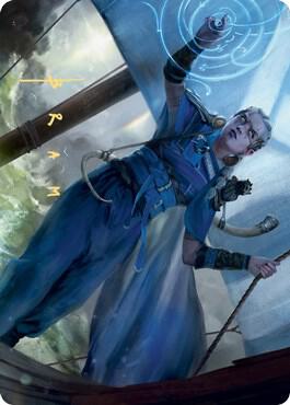 Inga Rune-Eyes Art Card (Gold-Stamped Signature) - Art Series: Kaldheim Magic: The Gathering trading card