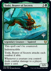 Toski, Bearer of Secrets - Promo Pack: Kaldheim (PPKHM) #197p - Rare Magic: The Gathering Trading Card