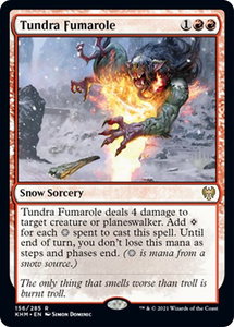 Tundra Fumarole - Promo Pack: Kaldheim (PPKHM) #156p - Rare Magic: The Gathering Trading Card