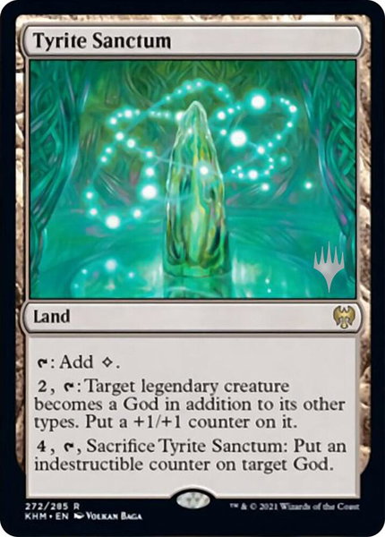 Tyrite Sanctum trading card from Promo Pack: Kaldheim Tyrite Sanctum - Promo Pack: Kaldheim Magic: The Gathering trading card
