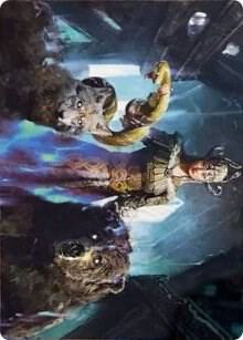 Kolvori, God of Kinship Art Card trading card from Art Series: Kaldheim Kolvori, God of Kinship Art Card - Art Series: Kaldheim Magic: The Gathering trading card