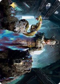 Kolvori, God of Kinship Art Card (Gold-Stamped Signature) - Art Series: Kaldheim (ASKHM) #48 - Special Magic: The Gathering Trading Card