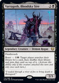 Varragoth, Bloodsky Sire - Promo Pack: Kaldheim (PPKHM) #115p - Rare Magic: The Gathering Trading Card