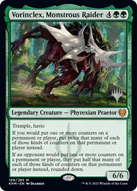 Vorinclex, Monstrous Raider - Promo Pack: Kaldheim (PPKHM) #199p - Mythic Magic: The Gathering Trading Card