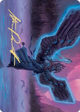 Mistwalker Art Card (Gold-Stamped Signature) - Art Series: Kaldheim Magic: The Gathering trading card