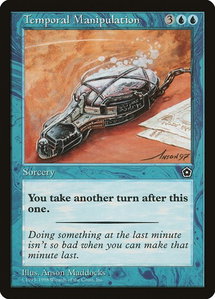 Temporal Manipulation - Portal Second Age (P02) #54 - Rare Magic: The Gathering Trading Card