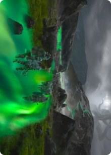 Path to the World Tree Art Card - Art Series: Kaldheim Magic: The Gathering trading card